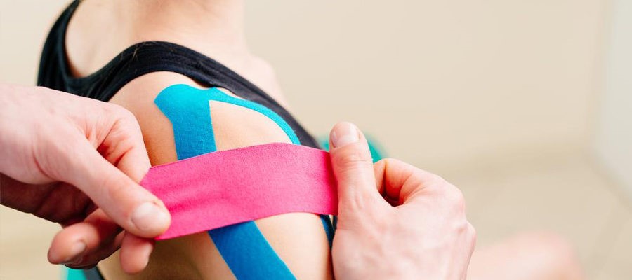 Kineziotape kezelés közben
